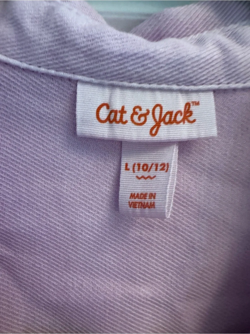 Cat & Jack Lilac Short-Sleeve Jumpsuit
